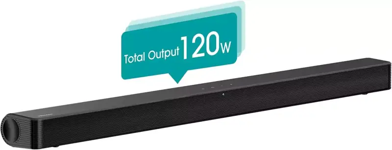 Barra de Sonido 2.0 Hisense 120W Dolby Audio Barra de Sonido 2.0 Hisense 120W Dolby Audio