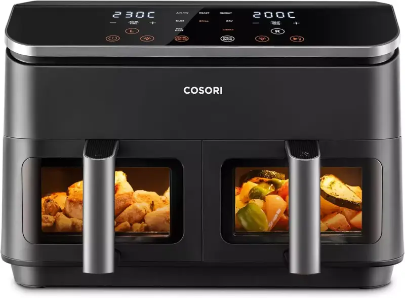 Freidora de Aire Cosori Doble Cesta 8,5L Freidora de Aire Cosori Doble Cesta 8,5L