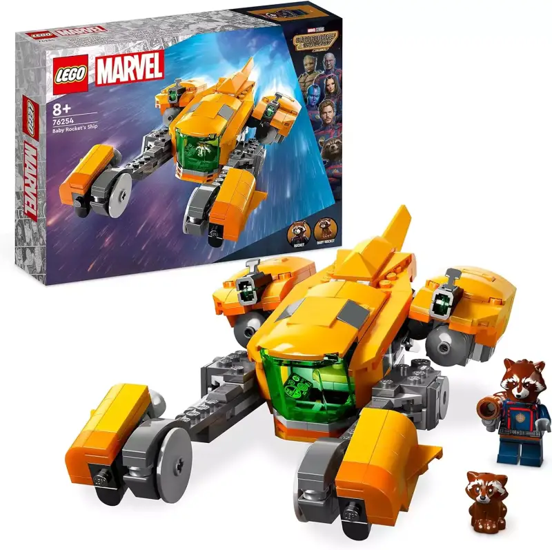Lego Marvel Nave de Baby Rocket Guardianes de la Galaxia 3 Lego Marvel Nave de Baby Rocket Guardianes de la Galaxia 3