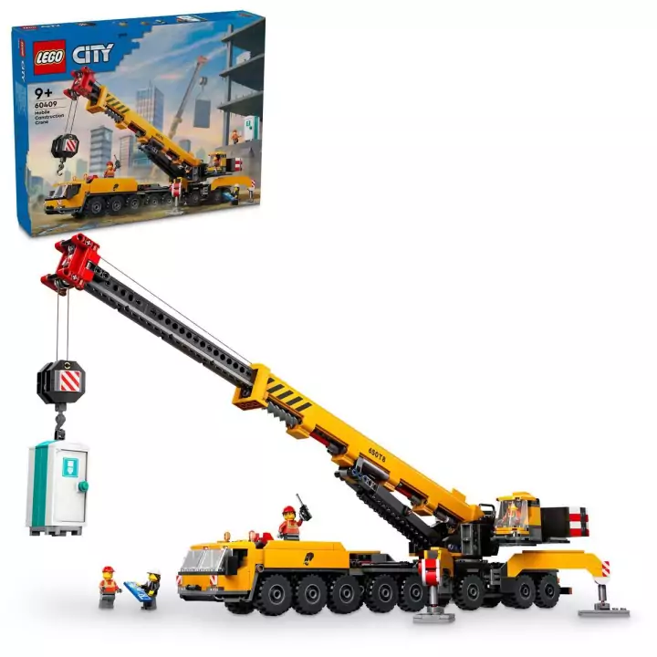 LEGO City Grúa de Obra Móvil Amarilla LEGO City Grúa de Obra Móvil Amarilla