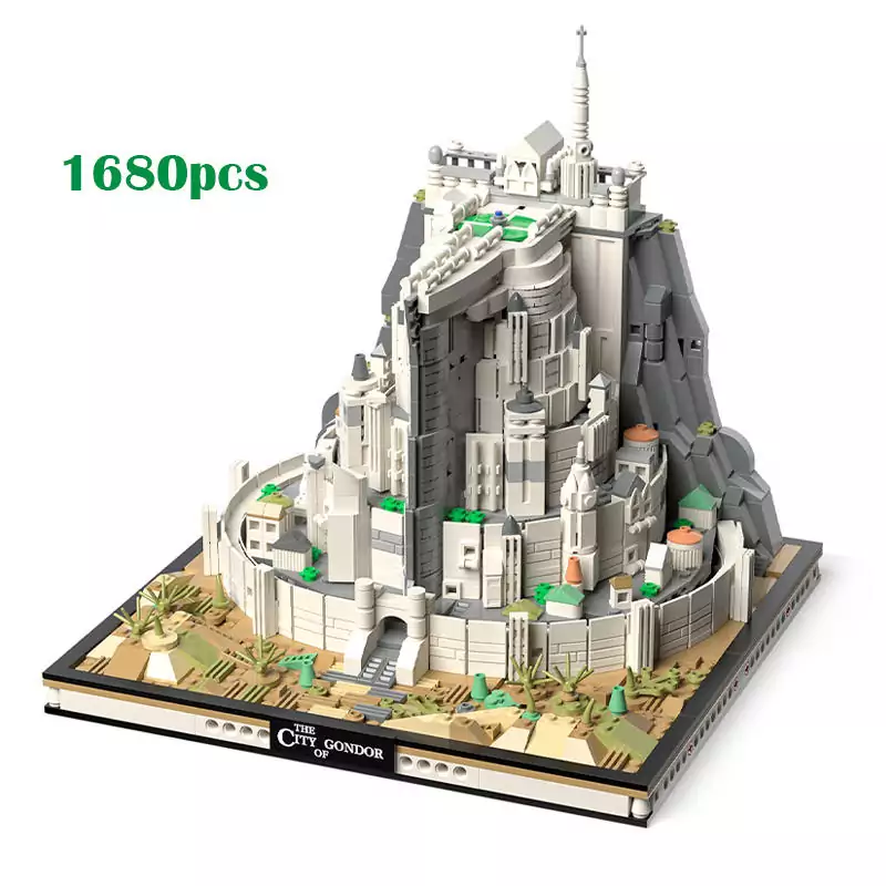 Bloques de construcción Ciudad blanca Minas Tirith LOTR Bloques de construcción Ciudad blanca Minas Tirith LOTR