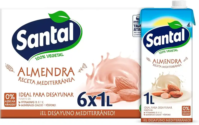 6x 1L leche de almendra sin azúcar 6x 1L leche de almendra sin azúcar