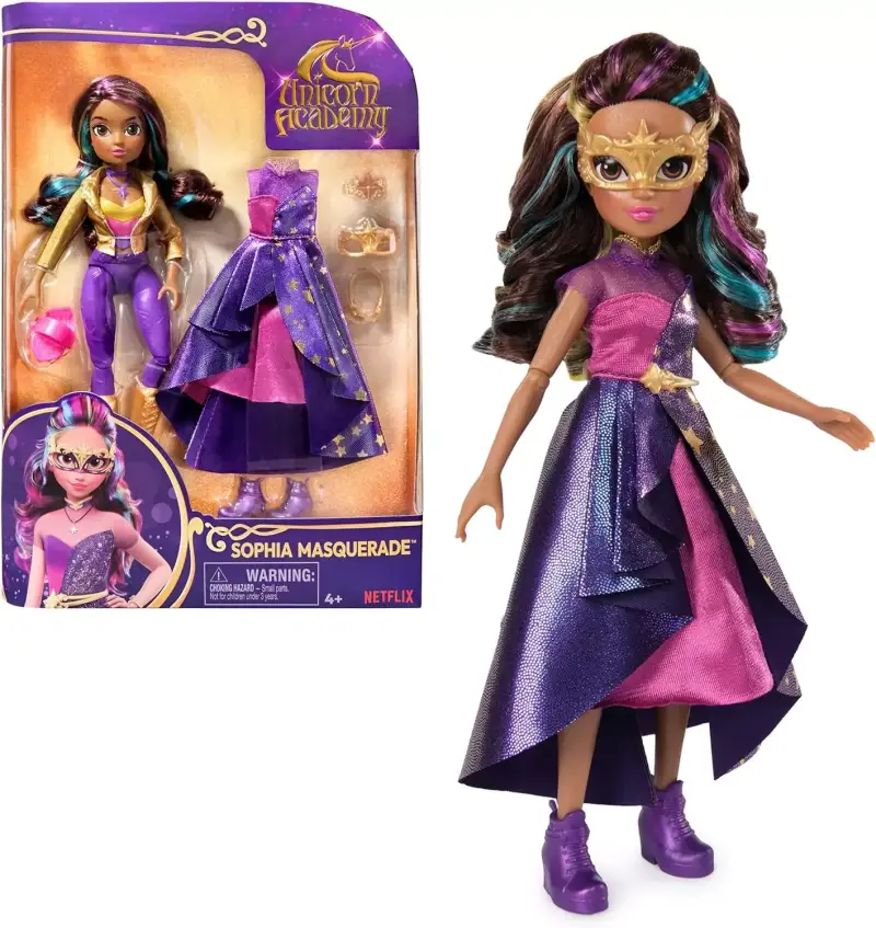 Muñeca articulada Sophia Unicorn Academy 24 cm Muñeca articulada Sophia Unicorn Academy 24 cm