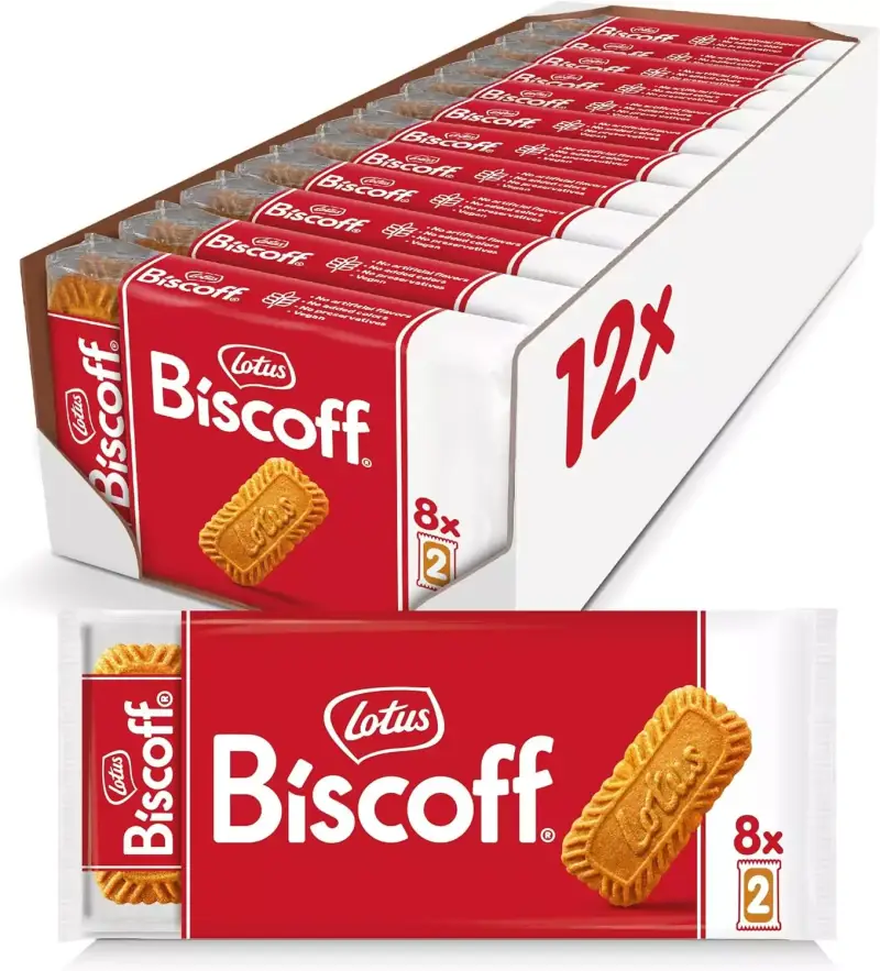 12 Paquetes Galleta caramelizada Lotus Biscoff 12 Paquetes Galleta caramelizada Lotus Biscoff
