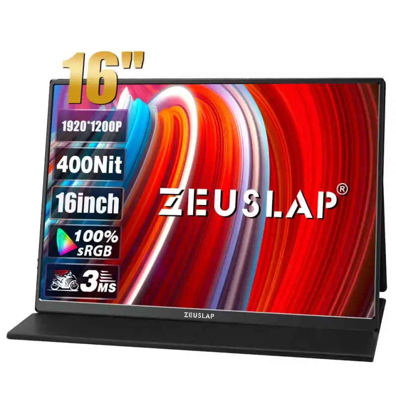 Monitor Portátil Zeuslap 16" 1200p IPS Monitor Portátil Zeuslap 16" 1200p IPS