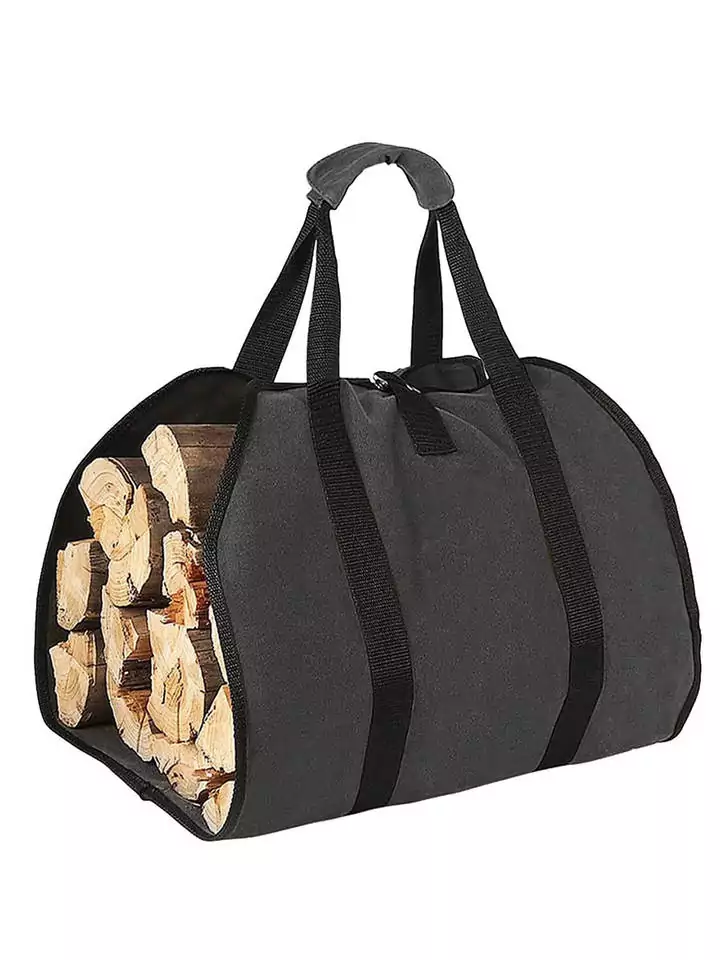 Bolsa de mano para transporte de leña Bolsa de mano para transporte de leña