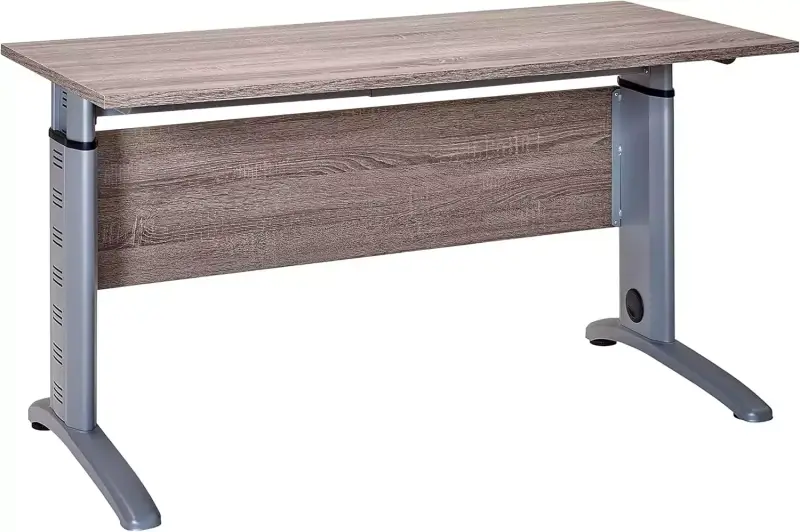 Escritorio con Acabado en Roble trufa Möbelpartner Till 140cm Escritorio con Acabado en Roble trufa Möbelpartner Till 140cm
