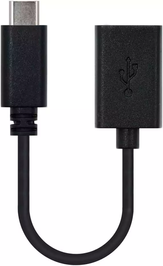 Cable OTG USB-C a USB-A 15 cm 3A Cable OTG USB-C a USB-A 15 cm 3A