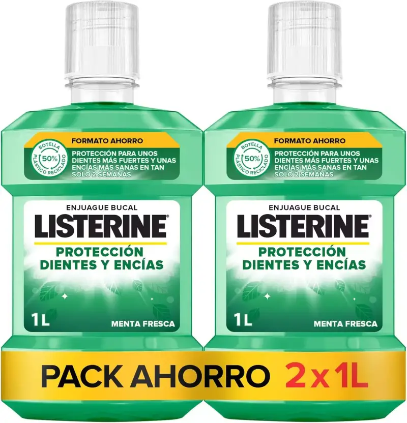 2x 1L Enjuague Bucal Listerine 2x 1L Enjuague Bucal Listerine