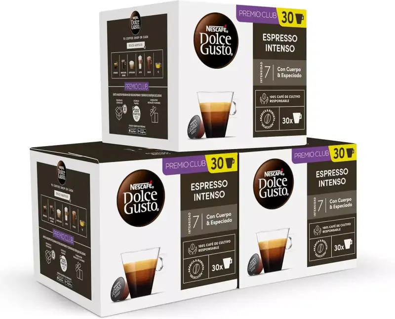 90 Cápsulas Nescafé Dolce Gusto Espresso Intenso 90 Cápsulas Nescafé Dolce Gusto Espresso Intenso
