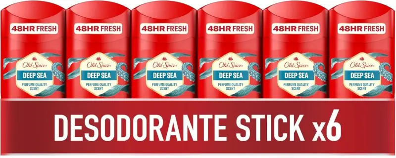 6x 50ml Desodorante Deep Sea Old Spice 6x 50ml Desodorante Deep Sea Old Spice