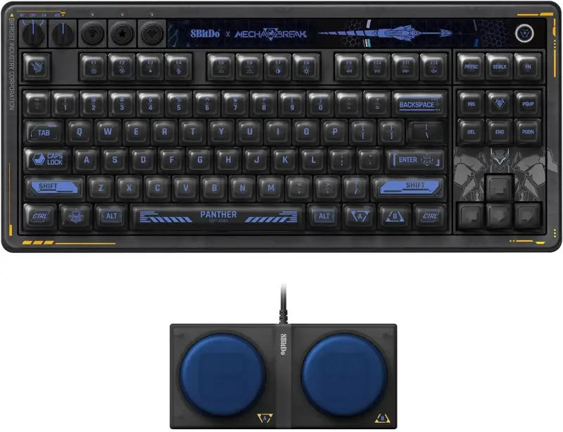 Teclado mecánico 8BitDo Retro 87 2.4G/BT/USB-C Teclado mecánico 8BitDo Retro 87 2.4G/BT/USB-C