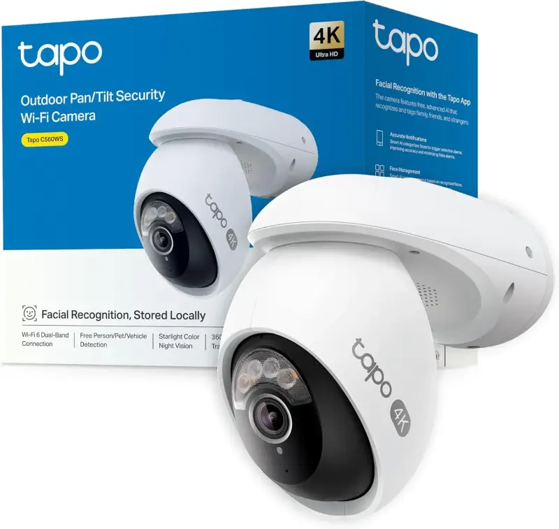Cámara de Seguridad Exterior WiFi 4K Tapo 360º Cámara de Seguridad Exterior WiFi 4K Tapo 360º