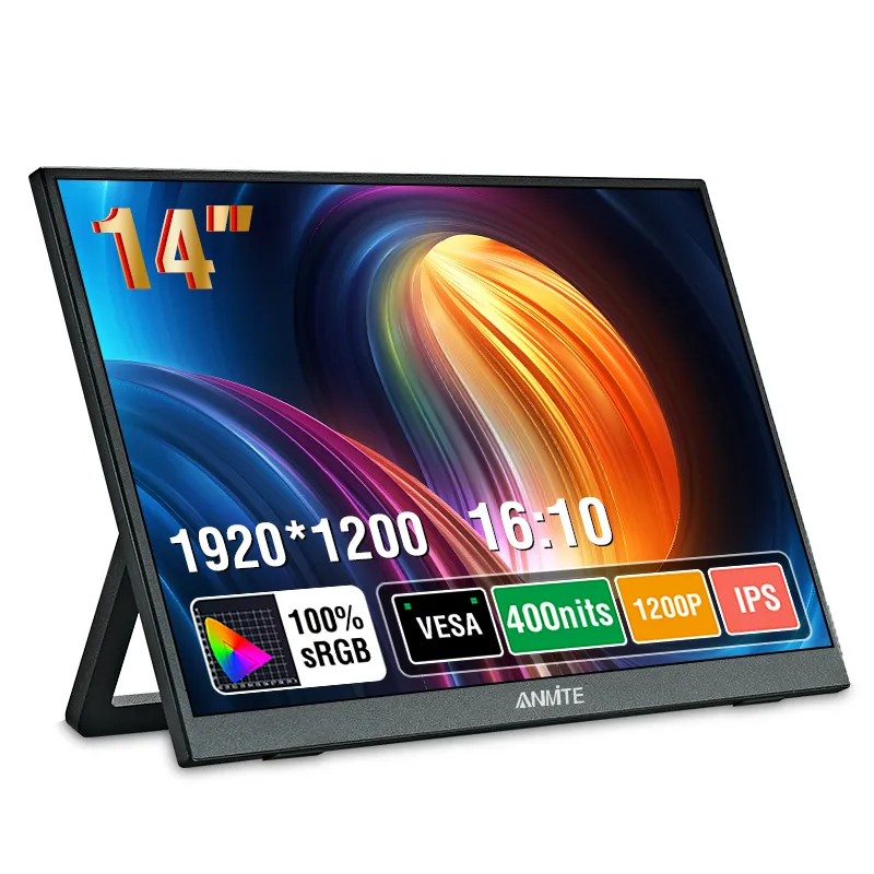 Monitor Táctil Portátil 14" Anmte Monitor Táctil Portátil 14" Anmte