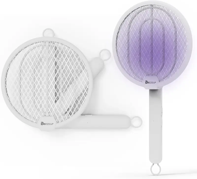 Raqueta Matamoscas Eléctrica 2 en 1 con Luz UV Raqueta Matamoscas Eléctrica 2 en 1 con Luz UV