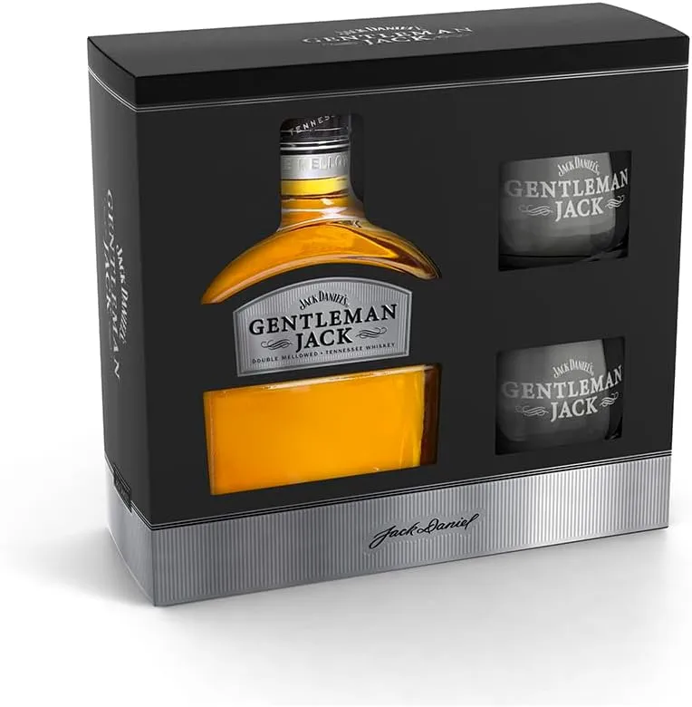Jack Daniel's Gentleman + 2 vasos Jack Daniel's Gentleman + 2 vasos