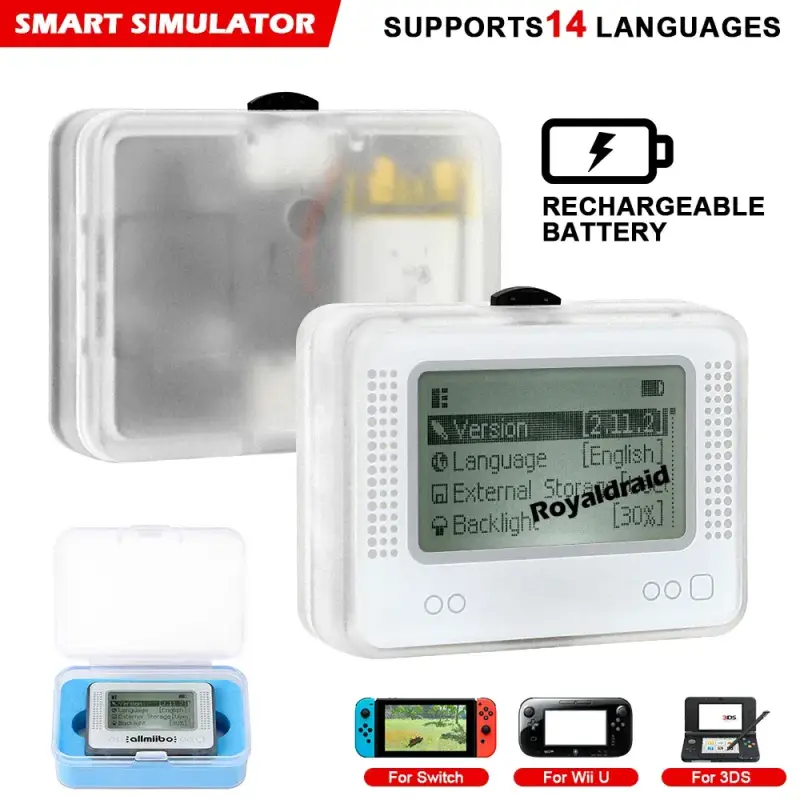 Simulador NFC Amiibo recargable Simulador NFC Amiibo recargable