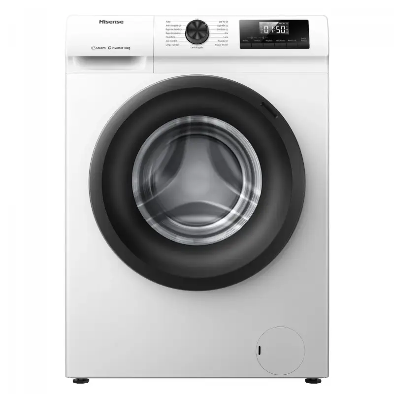 Lavadora Hisense 10Kg 1400RPM 15 Programas Lavadora Hisense 10Kg 1400RPM 15 Programas