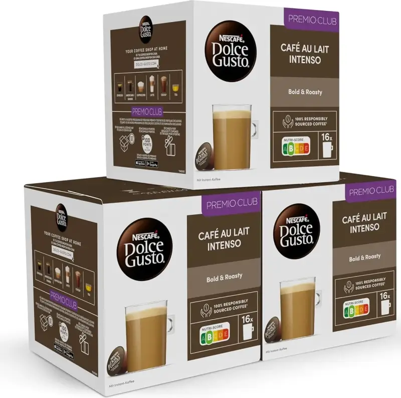 48 Cápsulas Nescafé Dolce Gusto Café con leche intenso 48 Cápsulas Nescafé Dolce Gusto Café con leche intenso