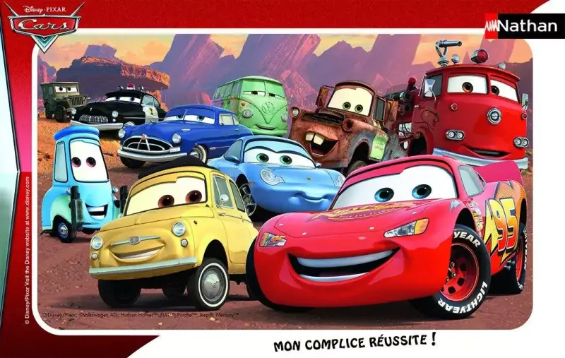 Puzzle con marco de Cars 15 Piezas Puzzle con marco de Cars 15 Piezas