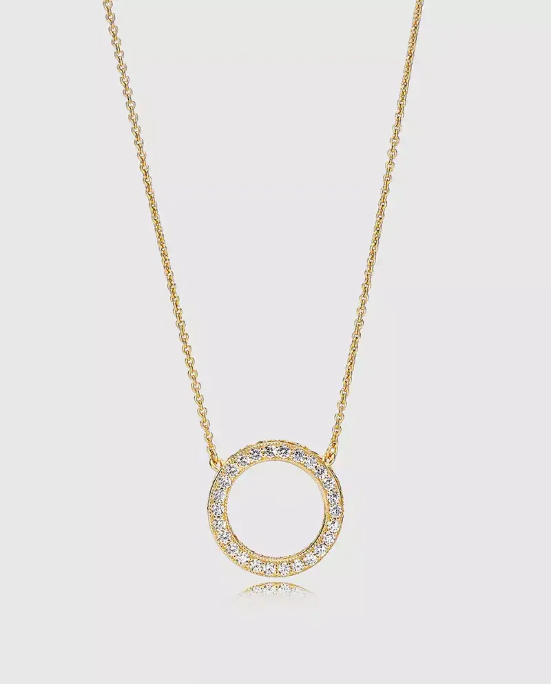 Collar de plata y circonitas Shine Corazones Pandora Collar de plata y circonitas Shine Corazones Pandora