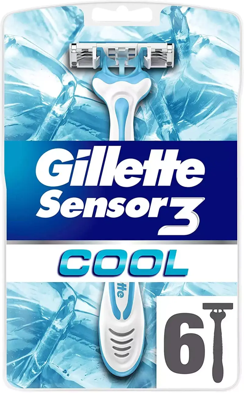 Pack de 6 cuchillas Gillette Sensor 3 Pack de 6 cuchillas Gillette Sensor 3
