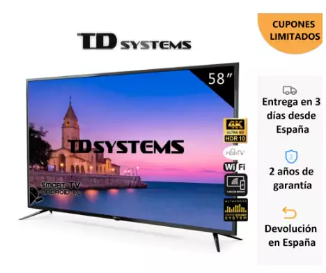 TD Systems Smart TV 58" TD Systems Smart TV 58"