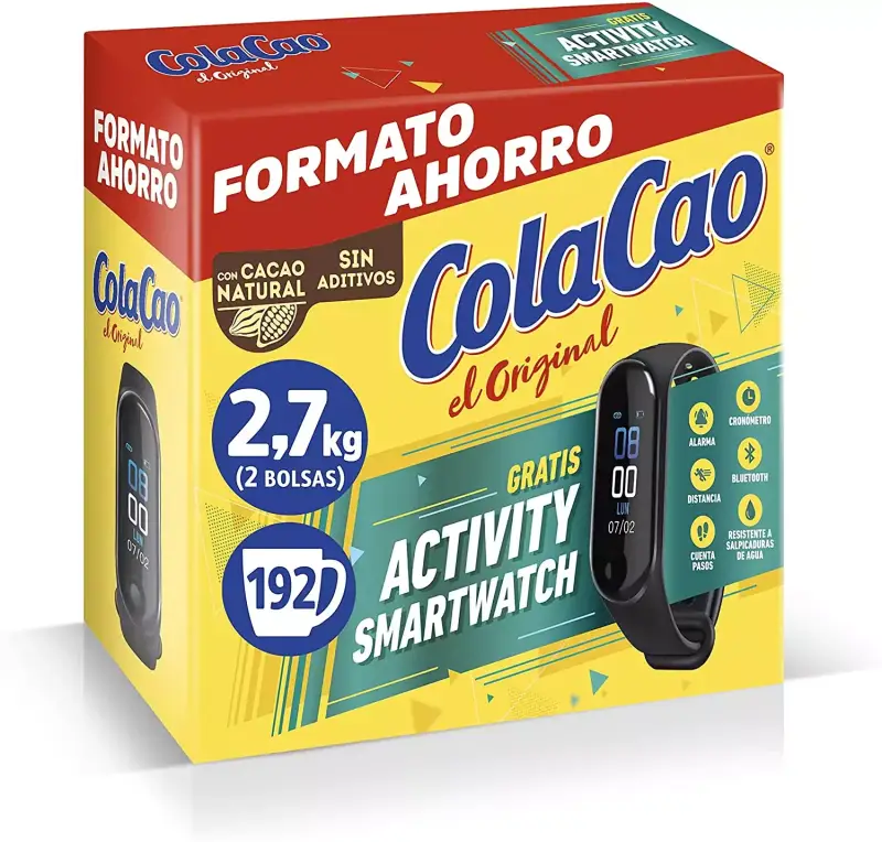 ColaCao Original 2,7kg + Activity Smartwatch ColaCao Original 2,7kg + Activity Smartwatch