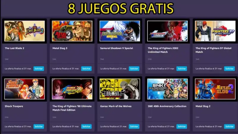 8 juegos totalmente GRATIS 8 juegos totalmente GRATIS