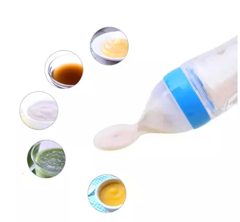 Botella de alimentación para bebé tipo cuchara 90ML Botella de alimentación para bebé tipo cuchara 90ML