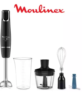 Moulinex - Batidora de Mano Powelix Life 1000W + 3 Accesorios Moulinex - Batidora de Mano Powelix Life 1000W + 3 Accesorios
