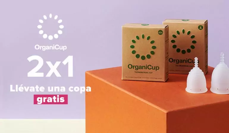 Compra una Copa Menstrual Organic y llévate una EXTRA GRATIS Compra una Copa Menstrual Organic y llévate una EXTRA GRATIS