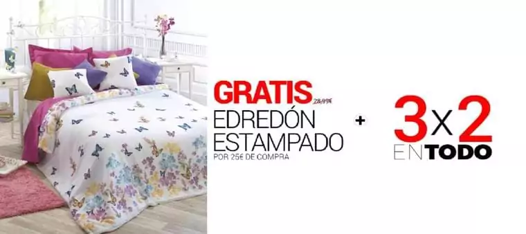 Edredón 4 estaciones estampado GRATIS en Magicoutlet + 3x2 en TODO Edredón 4 estaciones estampado GRATIS en Magicoutlet + 3x2 en TODO