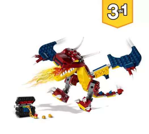 LEGO Creator Dragón Llameante LEGO Creator Dragón Llameante