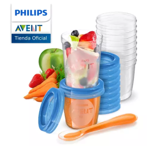 Philips Avent SCF721/20 Juego de recipientes para comida Philips Avent SCF721/20 Juego de recipientes para comida