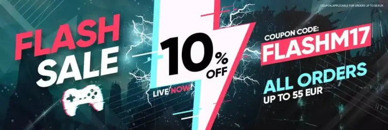 Flash Sale: 10% de Descuento en Gamivo Flash Sale: 10% de Descuento en Gamivo
