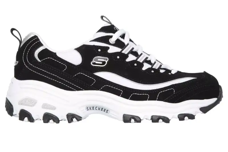 Zapatillas Skechers De Mujer En Cuero Zapatillas Skechers De Mujer En Cuero
