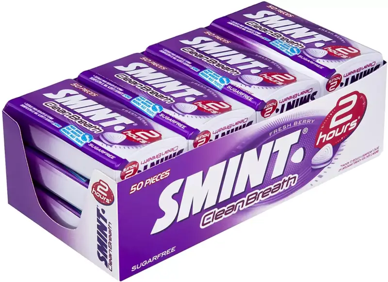 Pack 12x35gr de Caramelos Smint 2H Frutos Rojos Pack 12x35gr de Caramelos Smint 2H Frutos Rojos