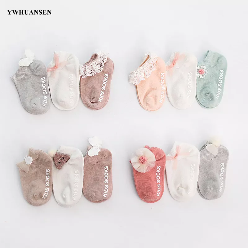 Pack 3 Calcetines de Verano para bebés Pack 3 Calcetines de Verano para bebés