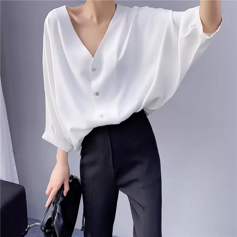 Camisa Blanca escote V Camisa Blanca escote V