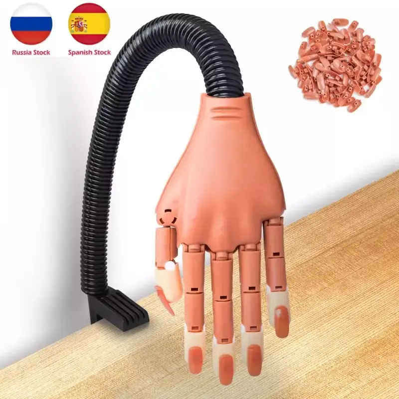Mano de práctica de uñas + 100 Uds de uñas Mano de práctica de uñas + 100 Uds de uñas