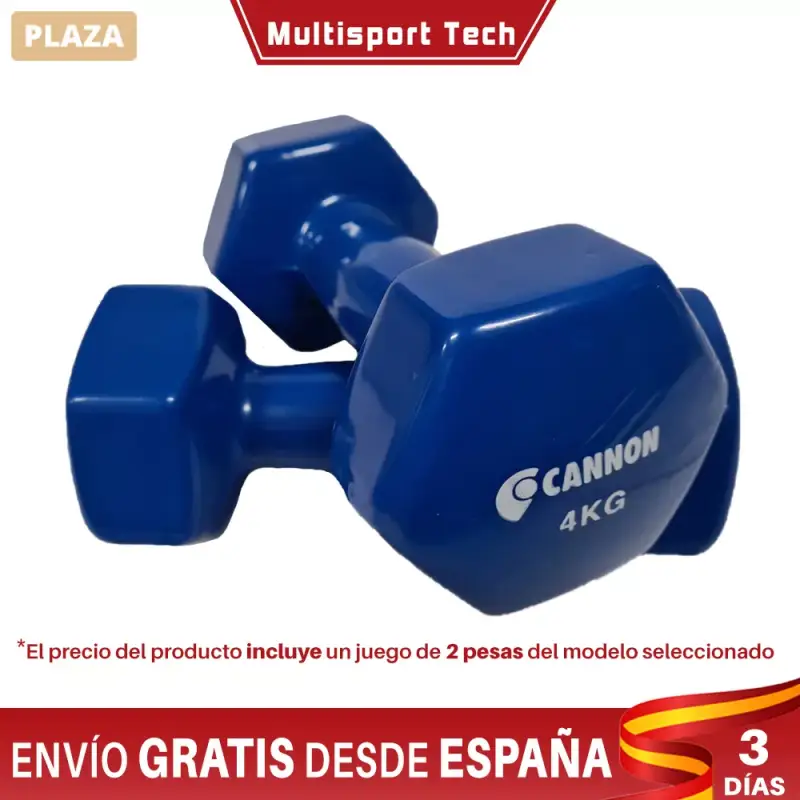 Juego de dos pesas de Vinilo 1kg Juego de dos pesas de Vinilo 1kg