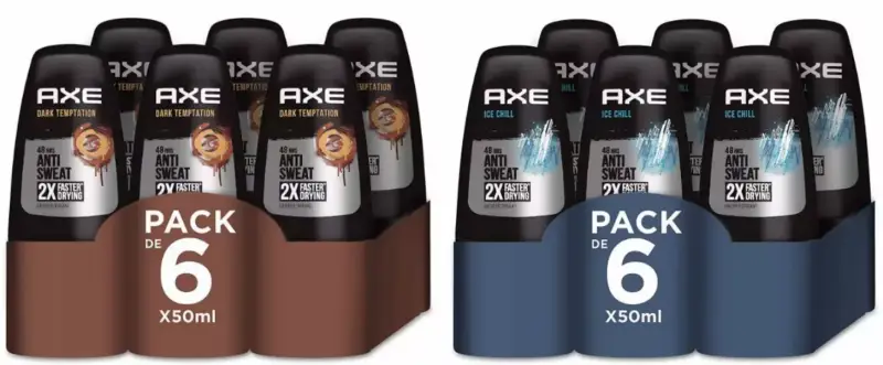 Desodorante Axe Dark Temptation 6x50ml Desodorante Axe Dark Temptation 6x50ml
