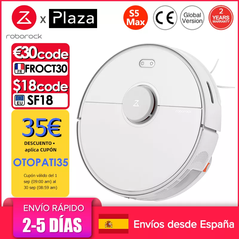 Robot Aspirador Roborock S5 Max Robot Aspirador Roborock S5 Max