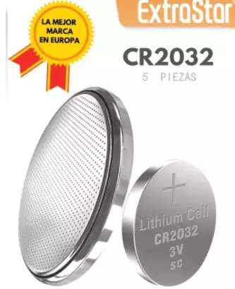 Pack 5 Piezas CR2032 ExtraStar Pack 5 Piezas CR2032 ExtraStar