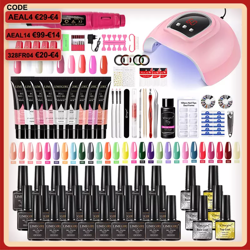 Juego de manicura con lámpara de uñas Juego de manicura con lámpara de uñas