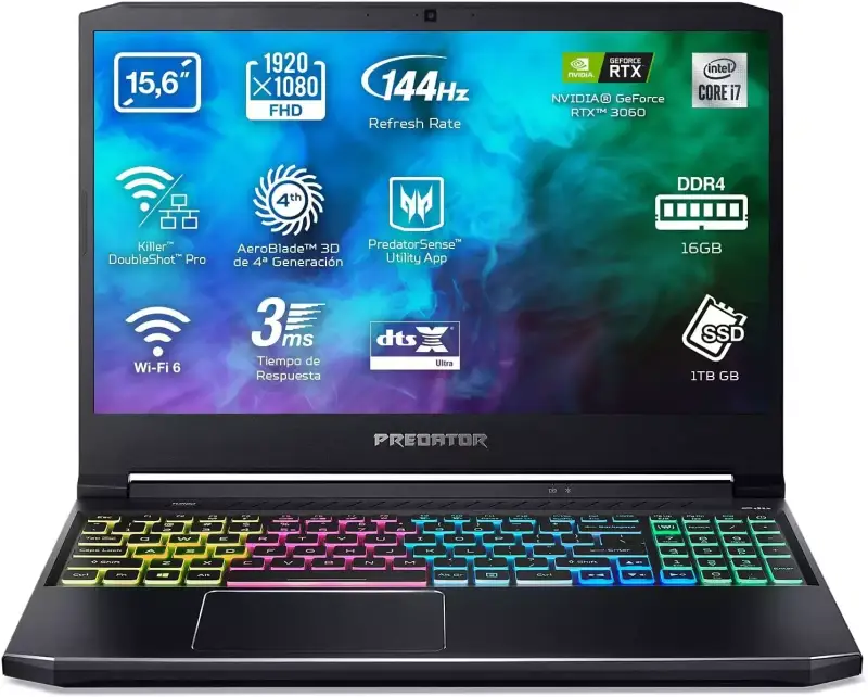 Acer Predator Helios 300 i7 16GB 1TB RTX 3060 Acer Predator Helios 300 i7 16GB 1TB RTX 3060