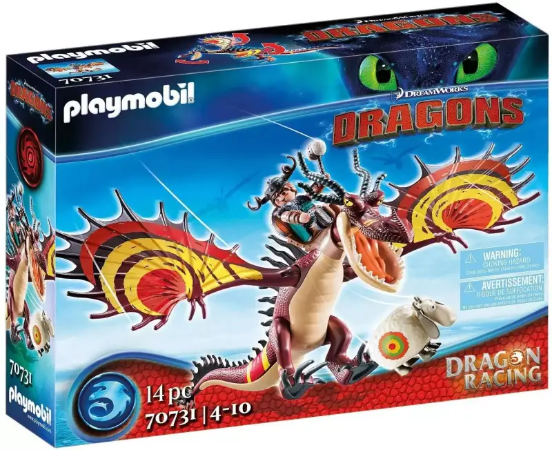 Set Playmobil Dragons: Garfios y Patán Mocoso Set Playmobil Dragons: Garfios y Patán Mocoso