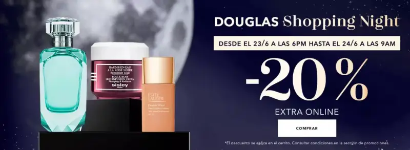 Shopping Night: 20% EXTRA en compras Online Shopping Night: 20% EXTRA en compras Online