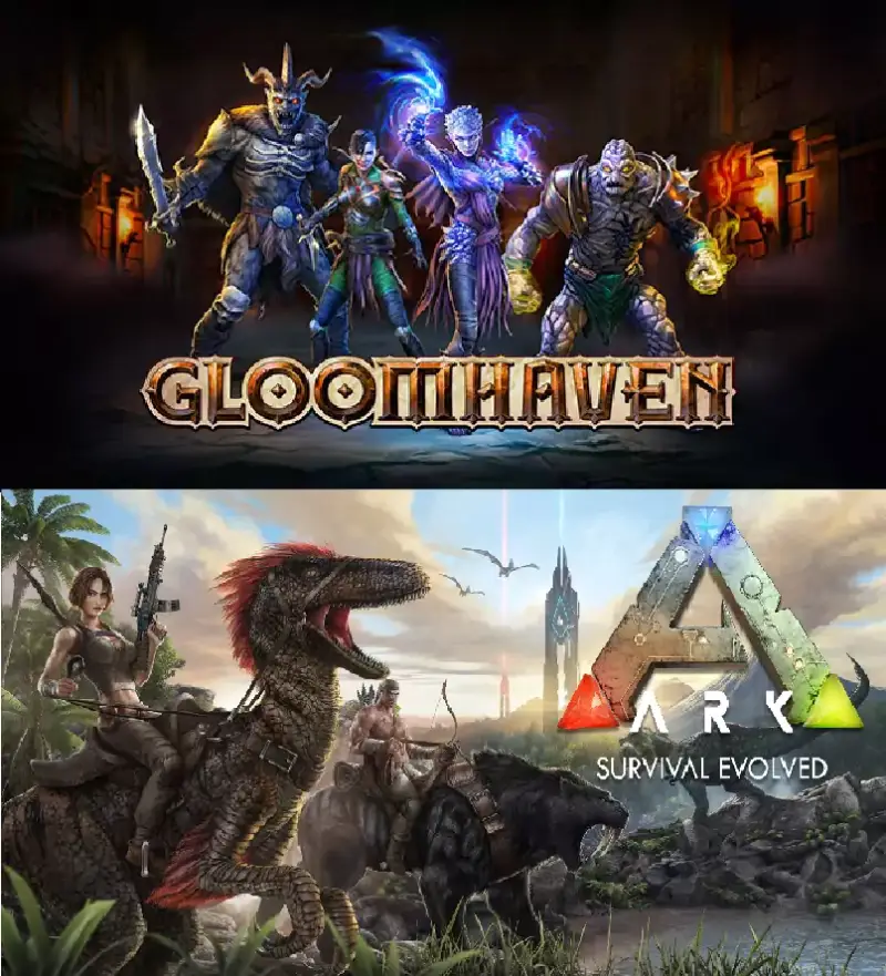 Gloomhaven y ARK: Survival Evolved en Epic Games Gloomhaven y ARK: Survival Evolved en Epic Games